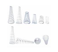 LOEASE 10 pz Molle di Compressione Coniche Torre Molla in Acciaio Inox 304 Molla di Pressione Conica Diametro del Filo 0.4mm 0.5mm 0.7mm 0.8mm (Size : 10pcs 0.4 * 7-11 * 12mm)