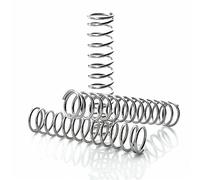LOEASE 10 pz Molle di Compressione in Acciaio Inox Filo Diametro 1mm Piccola Molla Compressa Rilascio Molle Meccaniche Lunghezza 10mm-50mm (Size : 1 * 10 * 10)