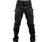 Loeay Pantaloni Cargo da Uomo Pantaloni Militari da Combattimento Pantaloni da Lavoro Militari Tattici Casuali Pantaloni Multi Tasche Pantaloni da Arrampicata per Camminata Neri S