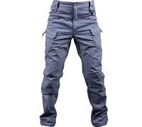 Loeay Pantaloni Cargo da Uomo Pantaloni Militari da Combattimento Pantaloni da Lavoro Militari Tattici Casuali Pantaloni Multi Tasche Pantaloni da Arrampicata per Camminata Grigio S