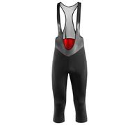 Löffler - 3/4 Bike Bib Tights Transtex Basic Gel - Pantaloni da ciclismo 46 nero/grigio