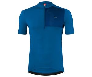 Löffler - Bike Jersey Half-Zip Skys Block Mid - Maglietta da ciclismo 52 blu