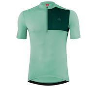 Löffler - Bike Jersey Half-Zip Skys Block Mid - Maglietta da ciclismo 58 turchese