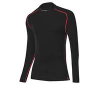 LÖFFLER HR. Turtleneck LA TRANSTEX Warm, Maglietta. Uomo, Nero/Rosso, 50