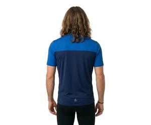 Loeffler Maglia A Maniche Corte Mondo Half Zip Navy
