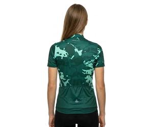Loeffler Maglia A Maniche Corte Mysteria Mid Half Zip Forest