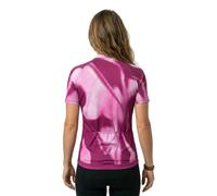 Loeffler Psy Mid Full Zip Short Sleeve Jersey Viola 38 Donna Bordeaux