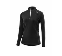 Loeffler Transtex® Merino Half Zip Long Sleeve T-shirt Nero XL Donna
