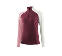 LÖFFLER Maglia intima da donna con zip TRANSTEX Coblo rosso scuro | 42