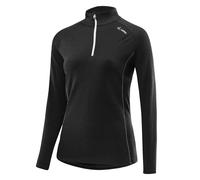 Loeffler Maglietta A Manica Larga Con Mezza Cerniera Transtex® Merino