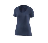 LÖFFLER Maglietta intima da donna Merino Light blu | 38