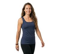 Loeffler Merino Light Sleeveless T-shirt Blu M Donna