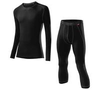 Loeffler Transtex Warm Base Layer Set Nero 56 Uomo