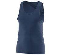 Maglia intima smanicata Merino Light blu scuro