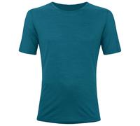 Loeffler Merino-tencel Short Sleeve T-shirt Blu L Uomo