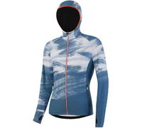 LÖFFLER W Hoody Fz Speed Rew - Donna - Blu / Bianco - Taglia M- modello 2022