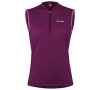 Löffler - Women's Bike Sleeveless Shirt Half-Zip Plain - Singlet ciclismo 46 lilla
