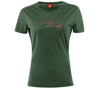 Löffler - Women's Printshirt Country Merino-Tencel - Maglia merino 36 verde