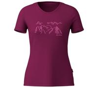 Loeffler Sunset Merino-tencel (tm) Short Sleeve T-shirt Viola 38 Donna