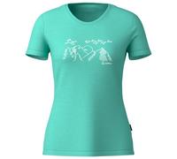Löffler - Women's Printshirt Sunset Merino-Tencel - Maglia merino 46 clearwater