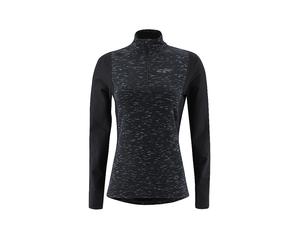 LÖFFLER Zipshirt intimo da donna STARLIT TRANSTEX® nero | 44