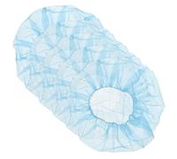 LOEFLIFA 100pezzi Cuffie Capelli Elastiche Traspiranti Copricapo Rete Per Laboratori e Servizi Alimentari Per Diverse Dimensioni Testate