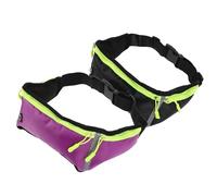 LOEFLIFA 2pezzi in Oxford Scomparto Cintura Corsa Unisex Per Avventure Corsa Cellulare Sportiva Per Telefono e Chiavi