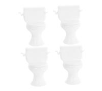 LOEFLIFA 4 Pezzi Di Accessori Per Il Bagno Della Casa Delle Bambole Piccoli Mobili Per La Casa Delle Bambole In Miniatura Per Il Water Piccolo Vasino Per Mini Artigianato