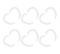 LOEFLIFA 6 Paia di Supporti Auricolari in Silicone per Ragazzo Ragazza, Correttore per Orecchie a Sventola Cuscinetti, Dispositivo Tagliabile per Correzione Padiglione Auricolare Deformi,