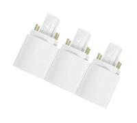 LOEFLIFA Adattatore Per Lampadine G24q a E27, Convertitore Per Portalampada a 4 Pin, Resistente Al Calore, Installazione Semplice, Confezione Da 3 Pezzi Per Uso Domestico e Ufficio