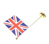LOEFLIFA Bandiere da Tavolo Britanniche Mini con Asta in Metallo e Base Stabile, Bandiera da Scrivania per Ufficio e Eventi, Decorazione Compatta per Spazi Lavorativi Professionali