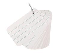 LOEFLIFA Cartoncini per Appunti Blank Piccoli con Linee per Scrivere Carte per Vocabolario Te per Studenti e Scrittori Materiale Cartaceo Liscio e Leggero Facile da Trasportare