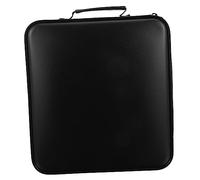 LOEFLIFA Cd Storage Case Organizer Per Dischi Custodia Nera Di Capacità Per Dvd e Cd Accessorio Da Viaggio Per Auto e Casa Protezione Da Graffi e Polvere