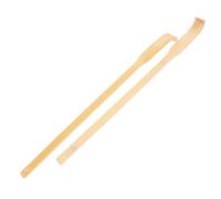 LOEFLIFA Grattaschiena Manuale in Bambù Artiglio 2 Pezzi, Bastone Manico per Massaggio e Sollievo Prurito, Strumento Autosufficiente per Anziani, Uomini e Donne a Casa