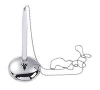 LOEFLIFA Penna da Tavolo a Sfera con Catena Argento, Penna da Scrittura con Supporto Ergonomico per Sportelli Bancari, Reception Hotel e Uffici Professionali
