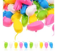 LOEFLIFA Porta Denti da Latte in Plastica, Scatola Salva-denti Colorata 100 Pezzi, Contenitore per Ricordi della Crescita Neonati, Custodia Elegante per Primo Dentino Stile Stile Casuale