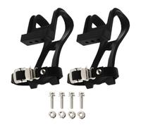 LOEFLIFA Set 1 Paio Gabbie per Dita dei Piedi Cinghie e Viti per Pedali Cyclette, Clip Sostituibile per Puntale Fisso Ciclismo, Accessori per Bici da Palestra e attività Fitness