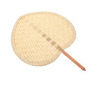 LOEFLIFA Ventaglio in bambù Intrecciato Mano Ventilatore Portatile Leggero e Decorativo in Stile Cinese per Stagione Calda Danza e Arredo Casa Ufficio