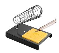 Lötkolbenständer - Quadratische Lötbasis mit hoher Temperaturbeständigkeit und robuster, rutschfester Lötkolbenhalterung, ideal für die Reparatur von Haushaltsgeräten, Fabrikelektronik