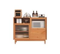 loeusjfnr Armadio per sala da pranzo in legno massello moda nordico credenza semplice multifunzionale Tea Cabinet Storage