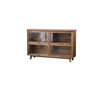 loeusjfnr Mobile per Sala da Pranzo Credenza ristorante con anta in vetro estraibile, mobiletto a traliccio, sala da tè, for il, for riporre gli oggetti in casa, for l'ingresso