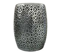 loeusjfnr Sgabello da giardino Intaglio cinese attraverso lo sgabello for tamburo in ceramica, seduta, testiera del molo, bagno, soggiorno, sgabello, tavolino rotondo sul molo Pouf(B)