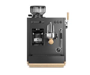 Loewe aura.pure, macchina per espresso, portafiltro con montalatte, con macinacaffè, pressione di estrazione di 15 bar