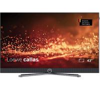 Loewe callas 43" UHD 4K Smart TV - Dolby Atmos, HDR, Edge-LED, Soundbar 60W, HDMI 2.1, Apple AirPlay, DTS Play-Fi, Registrazione USB, Design 360°