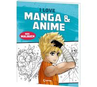 Loewe Kreativ I love Manga & Anime - Das Malbuch: Perfektes Geschenk (Tascabile)