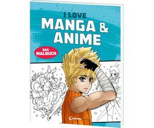 Loewe Kreativ I love Manga & Anime - Das Malbuch: Perfektes Geschenk (Tascabile)