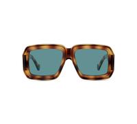 Loewe Lw40064u Occhiali Da Sole Unisex Avana Squadrato Blu 56mm