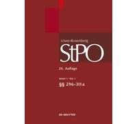 Löwe/Rosenberg. Die Strafprozeßordnung und das Gerichtsverfas (Copertina rigida)