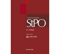 Löwe/Rosenberg. Die Strafprozeßordnung und das Gerichtsverfas (Copertina rigida)