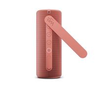 Loewe We. HEAR 1 Coral Red, altoparlante Bluetooth, 40W, resistente all'acqua, portatile, ricaricabile, batteria di 14 ore, per uso esterno e interno